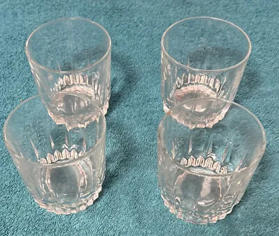 4 Vintage Arcoroc France Old Fashioned Whiskey Low High Ball Glass • $35