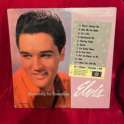 Elvis Presley-Something For Everybody 1961 Vinyl LP LPM-2370 RCA- Good Vinyl • $12.95