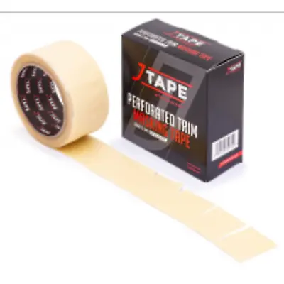 J Tape Masking Tape Perforated Trim  50mm - Protects Car Trim When Spraying  • £12.44