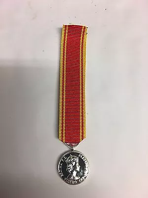 Fire Brigade Long Service  Medal Miniature 6  Ribbon • £6