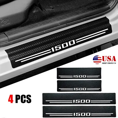 4X For GMC Sierra 1500 Accessories Cab Truck Door Sill Cover Step Protector • $12.29