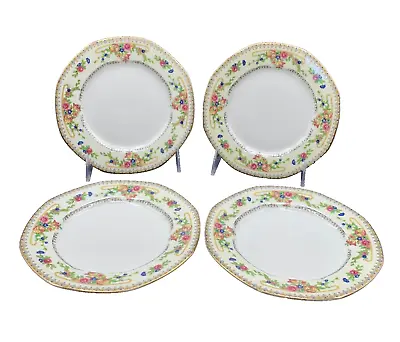 Jean Pouyat J. P. L. Limoges Wanamakers Porcelain Salad Plates - Set Of 4 - EUC • $22.95