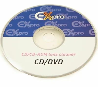 Ex-Pro® - Lens Cleaner With Fluid CD PS3 XBOX 360 BLU RAY DVD PLAYER CD DISC • £4.92