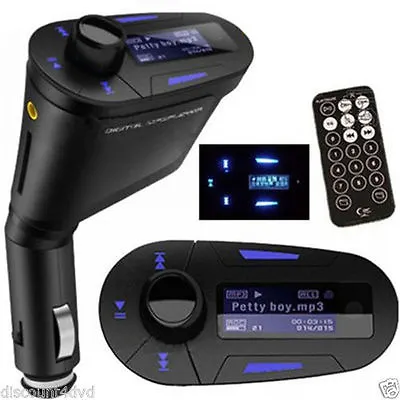 £9.39 • Buy Wireless Car MP3 Player FM Transmitter Radio LCD SD USB Charger Kit All Android