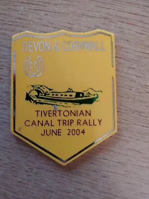 Caravan Club Badge - Tivertonian Canal Trip Rally - June 2004 • £2.99