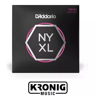 D'Addario NYXL0942 Nickel Wound Electric Guitar Strings Super Light (9-42) • $23.95