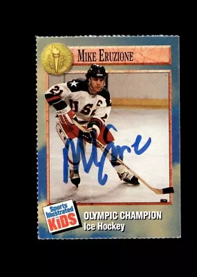 Mike Eruzione 1992 Sports Illustrated For Kids Authentic Autographed Card • $29.99