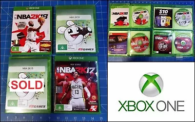 NBA NBA 2K17 NBA 2K18 NBA 2K19 Microsoft Xbox One Video Games • $15
