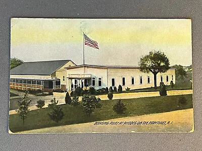 Rhode Island RI Bowling Alley At Rhodes On The Pawtuxet PM Georgiaville 1913 • $8.99