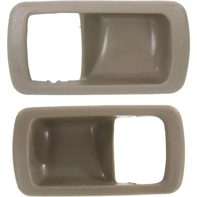 Door Handle Trim Set For 1992-1996 Toyota Camry Front/Rear Interior Beige 2-Pcs • $11.26