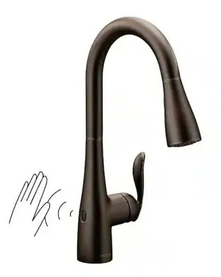 Moen Arbor 7594EWORB MotionSense Wave One Handle Pulldown Kitchen Faucet Bronze • $284.99