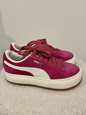$60 • Buy Puma NWOB Women’s Size 9 Pink Suede Sneakers
