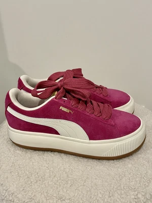 $60 • Buy Puma NWOB Women’s Size 9 Pink Suede Sneakers