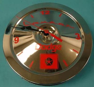 New For MOPAR A-Body Dodge Lancer Chrome Air Filter Wall Clock • $10