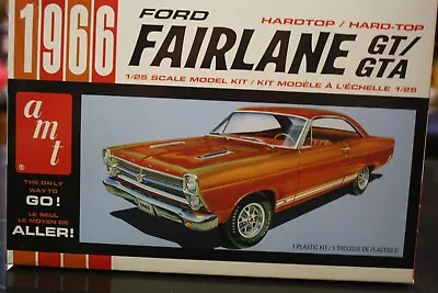 1/25 AMT 1966 Ford Fairlane Hardtop GT/GTA Detail Model Car • $14.99