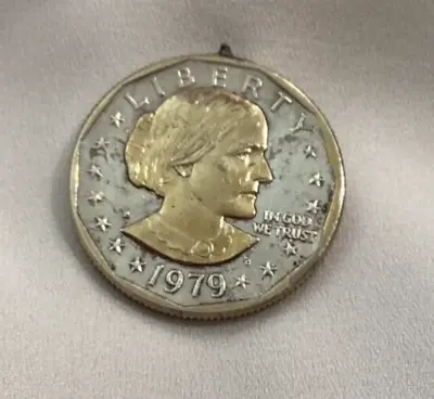 $19.99 • Buy 1979 Susan B Anthony Liberty $1.00 *One Dollar Coin* GOLD OVER SILVER?