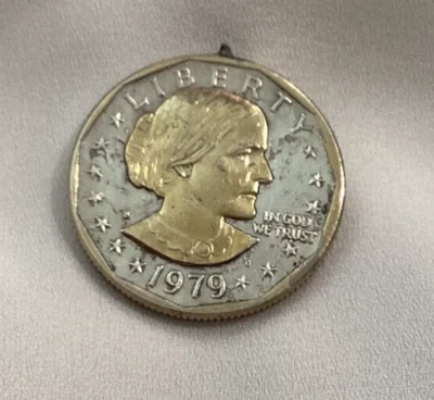 $19.99 • Buy 1979 Susan B Anthony Liberty $1.00 *One Dollar Coin* GOLD OVER SILVER?