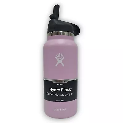 Hydro Flask - 32oz Straw Lid Wide Mouth Bottle - Lilac Color  • $35