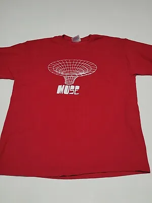 Muse Shirt Alternative Rock Band Tour T Shirt Hanes Heavyweight Tag Adult Large • $42.46