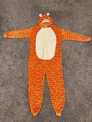 Tigger Union Suit Adult Jumpsuit Pajamas Cosplay Long Johns XL • $12