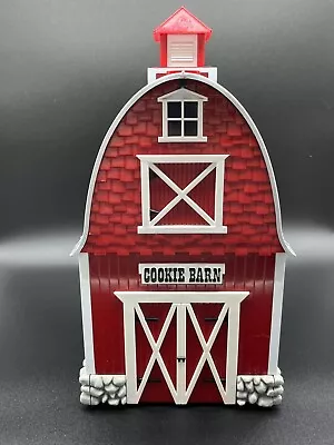 Red Cookie Barn Cookie Jar Plays Green Acres Theme Song Works & Sound Great Read • $21.99