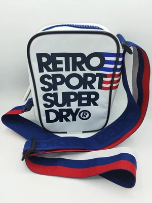 £15 • Buy Retro Sport SUPERDRY Festival Bag • White • 21x15x7cm • Adjustable Strap