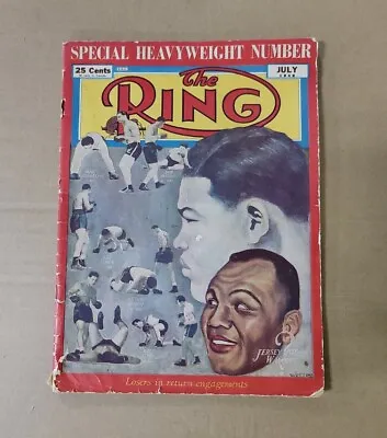 $21.99 • Buy Vintage JULY 1948 THE RING MAGAZINE JERSEY JOE WALCOTT