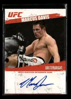 2009 Topps UFC Round 2 #FA-MD Marcus Davis Autographs • $5.99