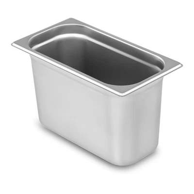 £28.99 • Buy Bain Marie Container Stainless Steel Gastronorm Food Tray Gn Pot 200 Mm Pan 1/3