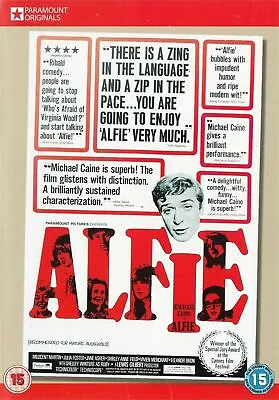 Alfie With Limited Edition Film Poster Cover Michael Caine Paramount Uk Dvd New • £3.99