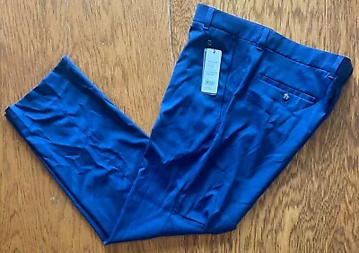 Nwt Men's Oxford Golf Pants Size: 36 X 30 Color: Medieval Blue (8.03) • $10