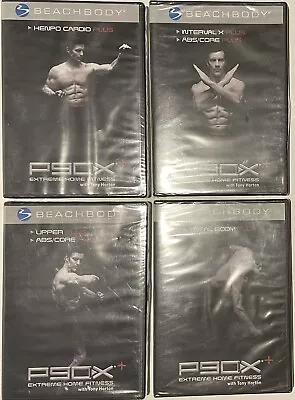 P90X+ Extreme Home Fitness 4 DVD Set • $26