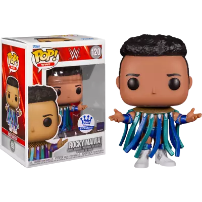 WWE - Rocky Maivia (The Rock) Metallic #120 Funko Shop Pop Vinyl Figure NEW • $52