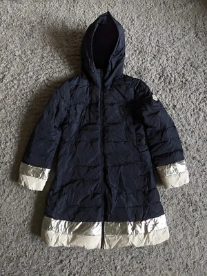 Moncler Girls Ysaline Down Coat Parka Size 10 Years Long Puffer Jacket • £21.79