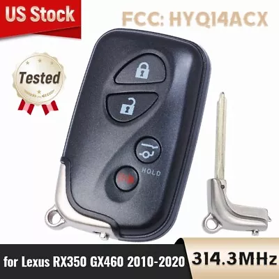 $48.74 • Buy Unlocked Smart Key For Lexus GX460 2010-20 Prox Remote Fob 271451-5290 HYQ14ACX