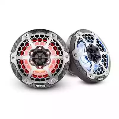 DS18 CF65 6.5  Carbon Fiber Marine Speaker - 2-Way 300W Max 4 Ohms (2 Speakers) • $147.20