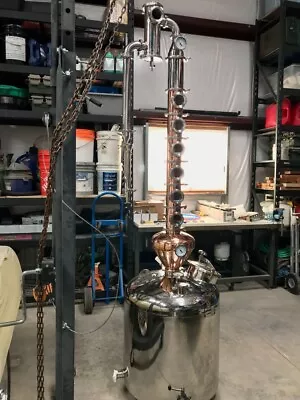 200Lt Copper Moonshine Still Whiskey Gin Vodka Alcohol Still For Sale • $3380