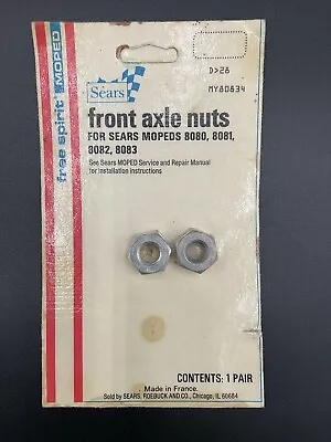 Sears Free Spirit Moped Axle Nuts NOS • $9