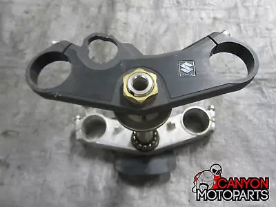 08 09 Suzuki GSXR 600 750 Upper Lower Triple Clamp Tree Steering Stem  • $171