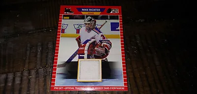 053: Mike Richter 2021 Pro Set GAME USED Jersey Patch Card. #PSM-56 • $17.99