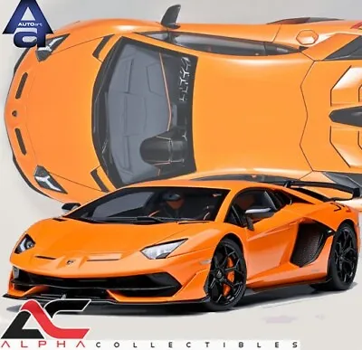 Autoart 79218 1:18 Lamborghini Aventador Svj (arancio Atlas/pearl Orange • $237.50