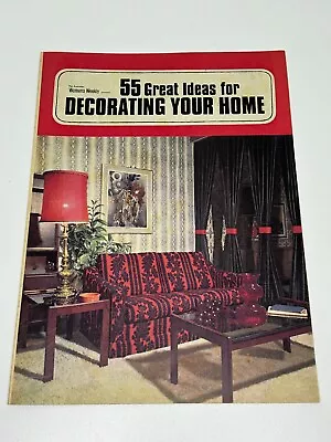 55 Great Ideas For Decorating Your Home Australian Women's Weekly Lift-Out 1972 • $19.90