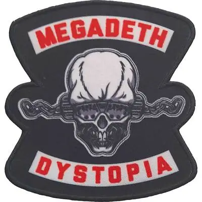 Megadeth -  Dystopia  - Woven Sew On/iron On -  Woven Patch - Official Item • £3.99