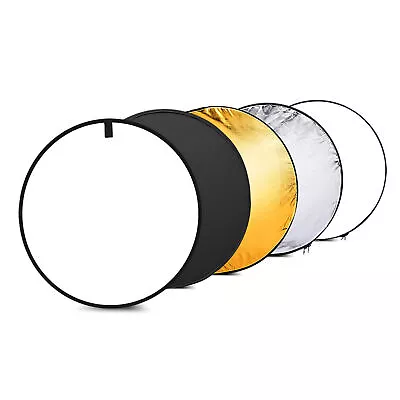 60cm Round 5 In 1 Photography  Photo Disc Collapsible  Reflector Q7D1 • £11.55