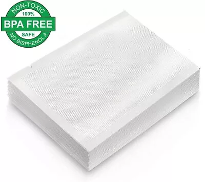 $14.99 • Buy Vacuum Sealer Bags 100 Pint 6x10inch For Food Saver Seal A Meal Weston Sous Vide