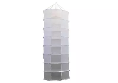 Dry Net Hanging Herb Drying Rack 8 Layer 2FT X 5FT 8 Layer (White 8-Rack) • $30.84
