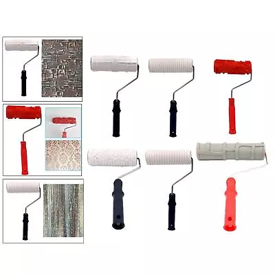 1PCS Painting Roller Brush Pro Paint Handle Runner Edger Rubber Set Kit DIY Home • £14.98