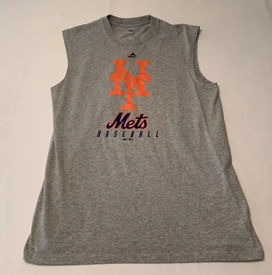 Majestic Sleeveless New York Mets Mens Large MLB Shirt. READ DESC • $18