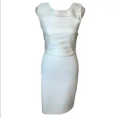 Marciano White Cut Out Back Tie Sheath Dress • $80