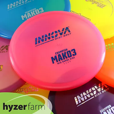 Innova CHAMPION MAKO 3 *pick Your Weight & Color* Hyzer Farm Disc Golf Midrange  • $14.95